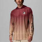 Columbia Men's Seminole Logo Super Terminal Tackle Hoodie - Garnet/Gold