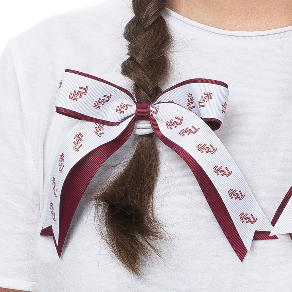ZooZatz Stacked FSU Ribbon Hair Tie 2pk