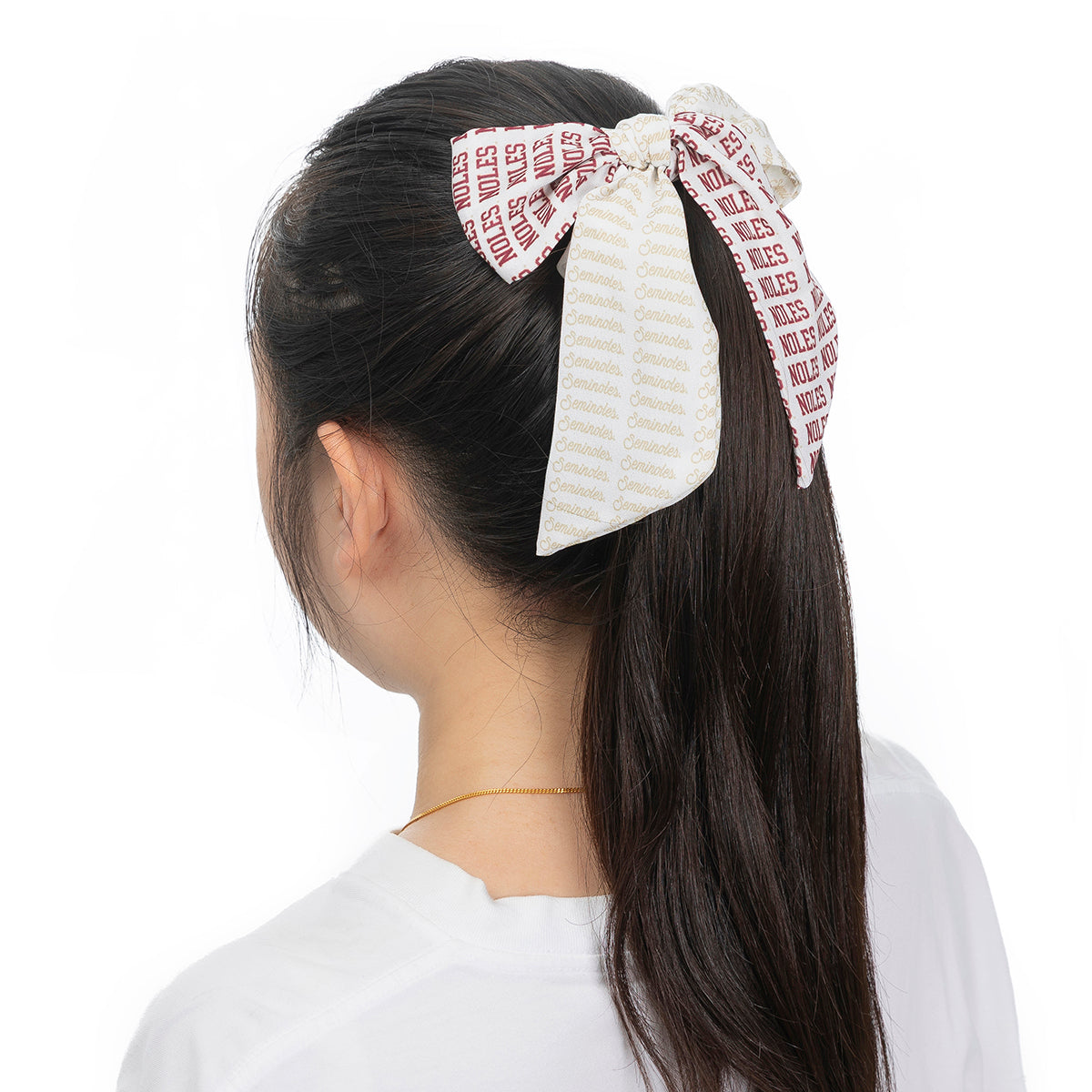 ZooZatz Seminoles/Noles Scrunchie Bow