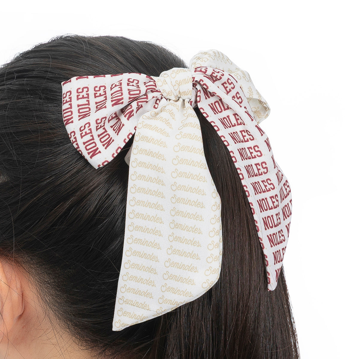 ZooZatz Seminoles/Noles Scrunchie Bow