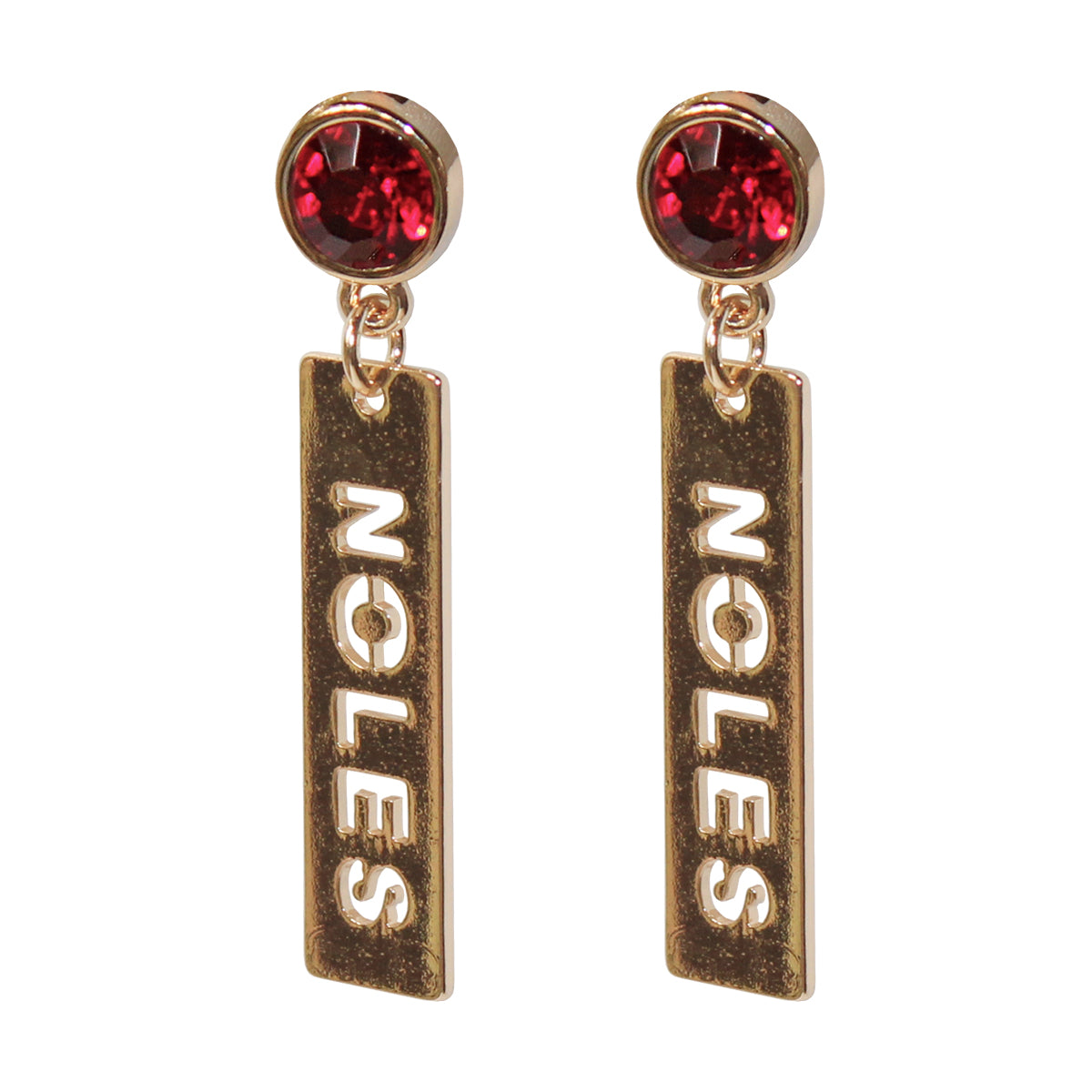Emerson Street Noles Cut-Out Design Dangle Earrings - Gold