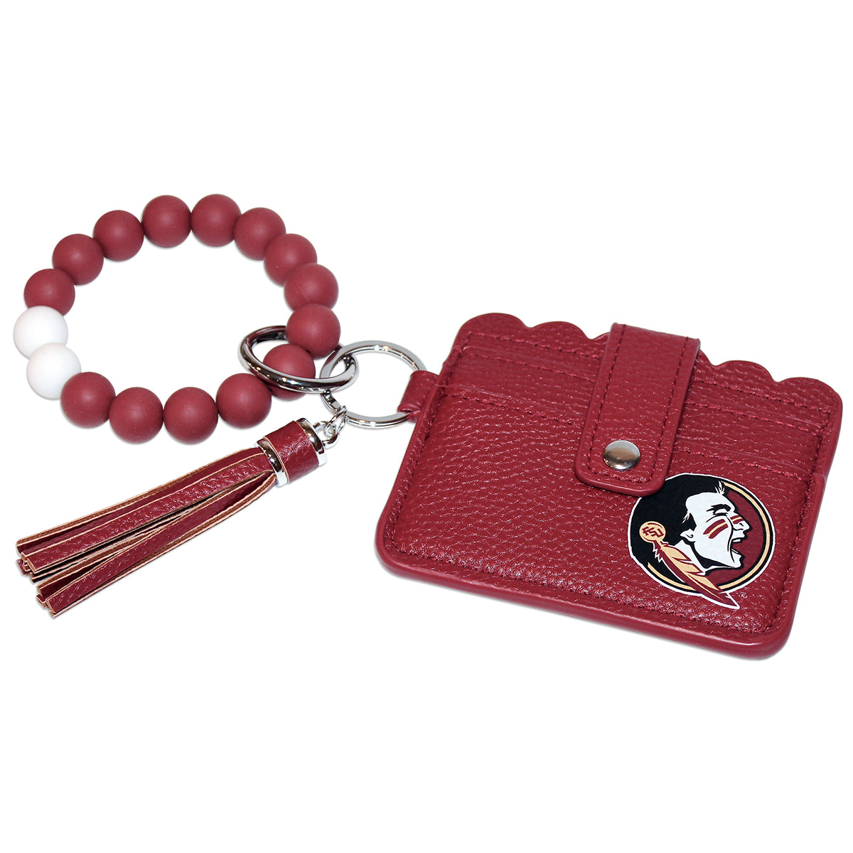 Little Earth Seminole Logo Bracelet Wallet - Garnet