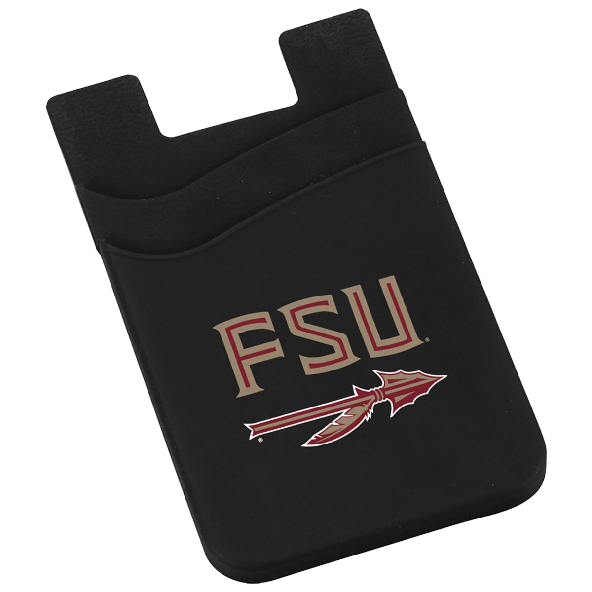 Jardine FSU Spear Design Dual Pocket Phone Wallet - Black