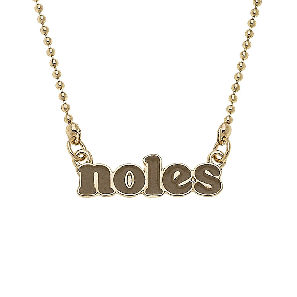 Canvas Noles 16" Gold Necklace