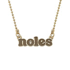 Canvas Noles 16" Gold Necklace
