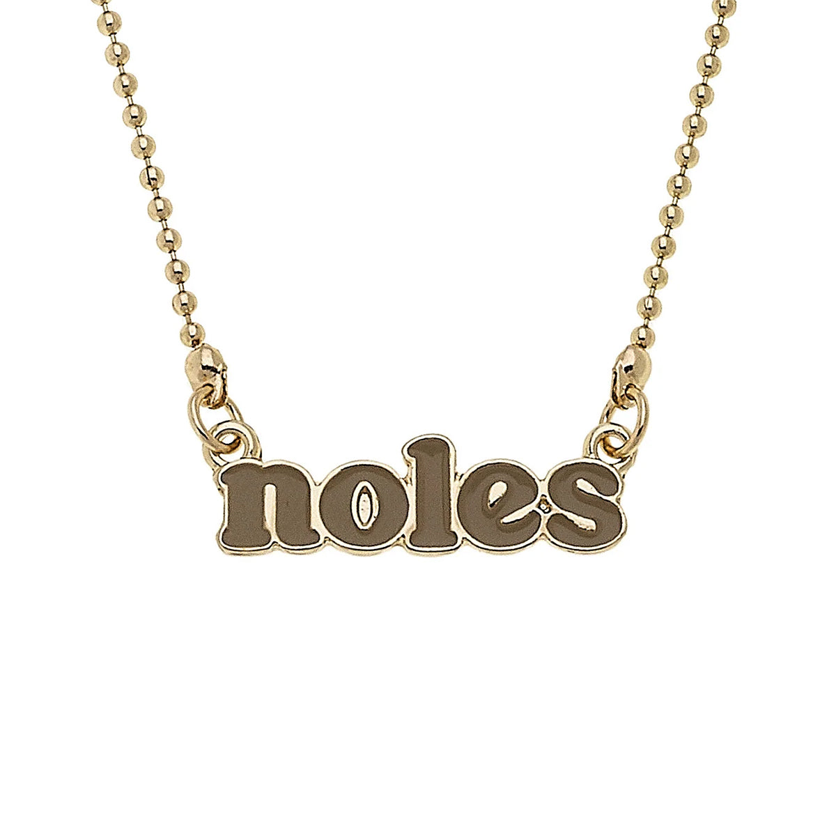 Canvas Noles 16" Gold Necklace