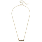 Canvas Noles 16" Gold Necklace