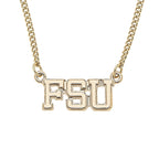 Canvas FSU 16" Gold Necklace