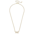 Canvas FSU 16" Gold Necklace