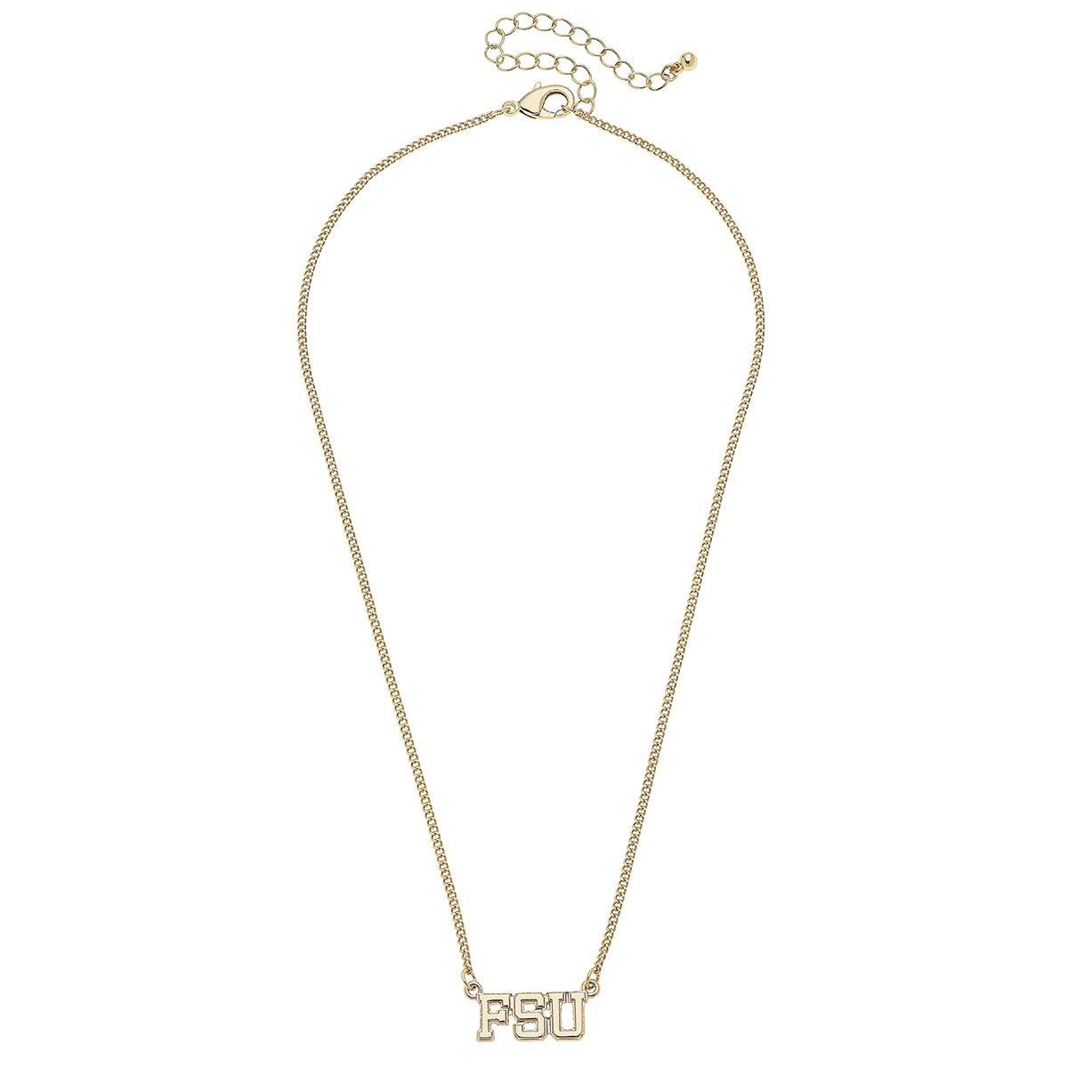 Canvas FSU 16" Gold Necklace