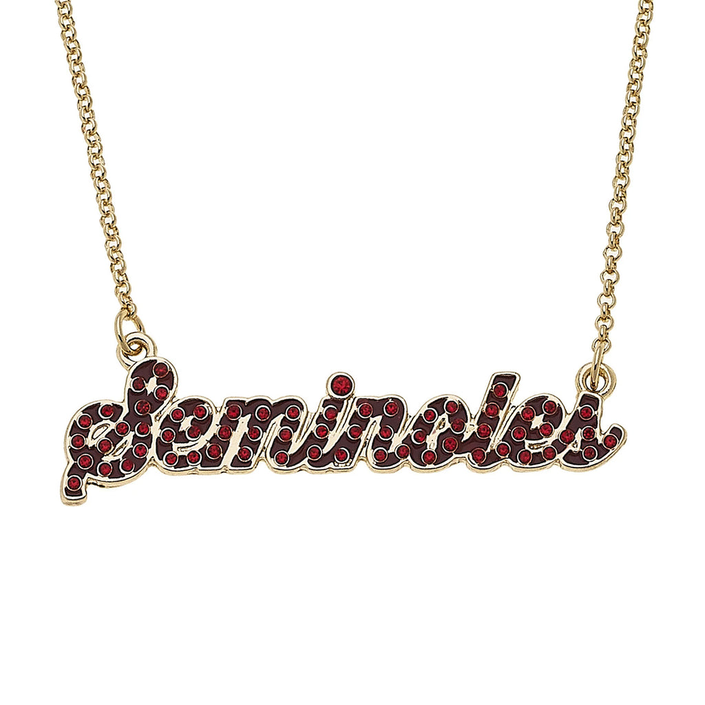 Canvas Seminoles 16" Necklace