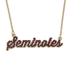 Canvas Seminoles 16" Necklace