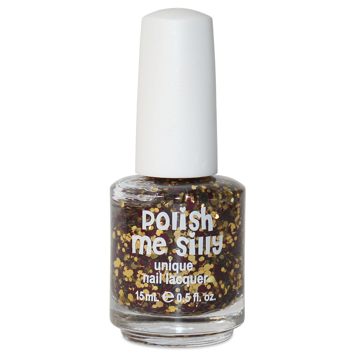 Jardine Garnet/Gold Confetti Nail Polish