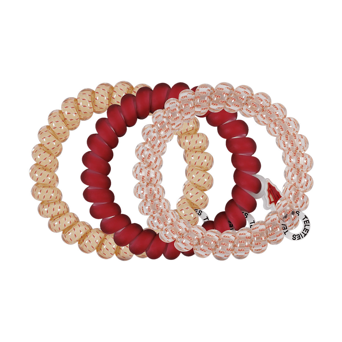 Teleties Florida State 3pk Assorted Large Hair Ties