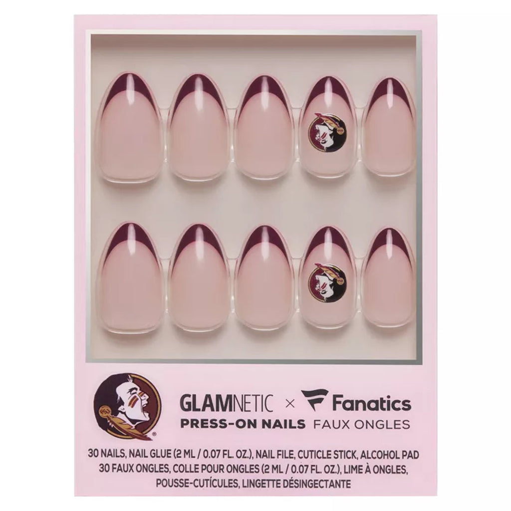 Wincraft Seminole Logo Press-on Nails