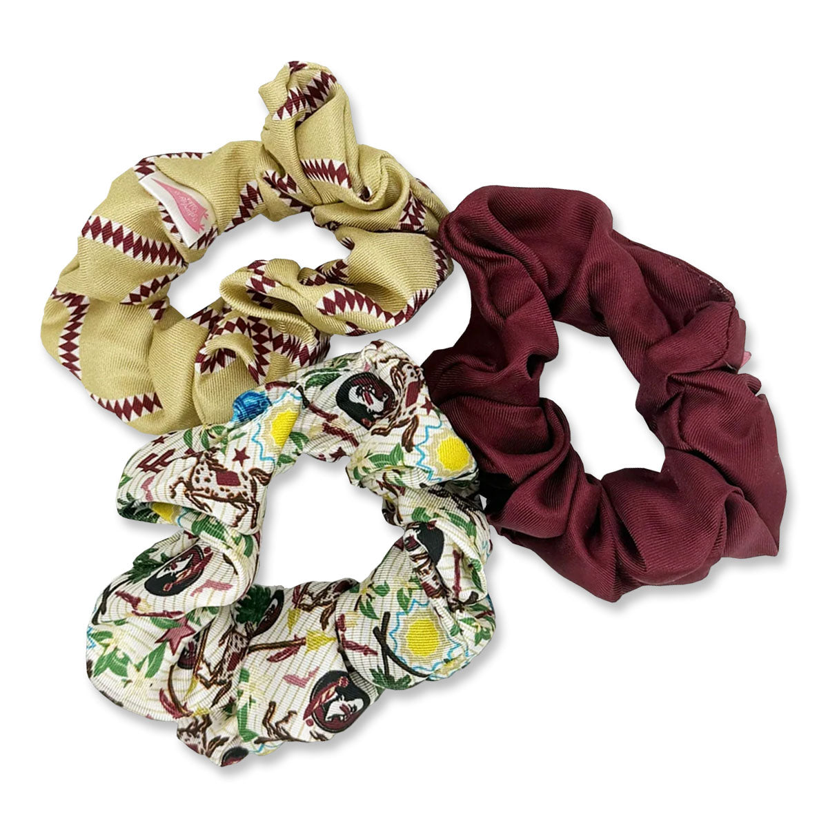 Saturday Silks Florida State Scrunchie Set