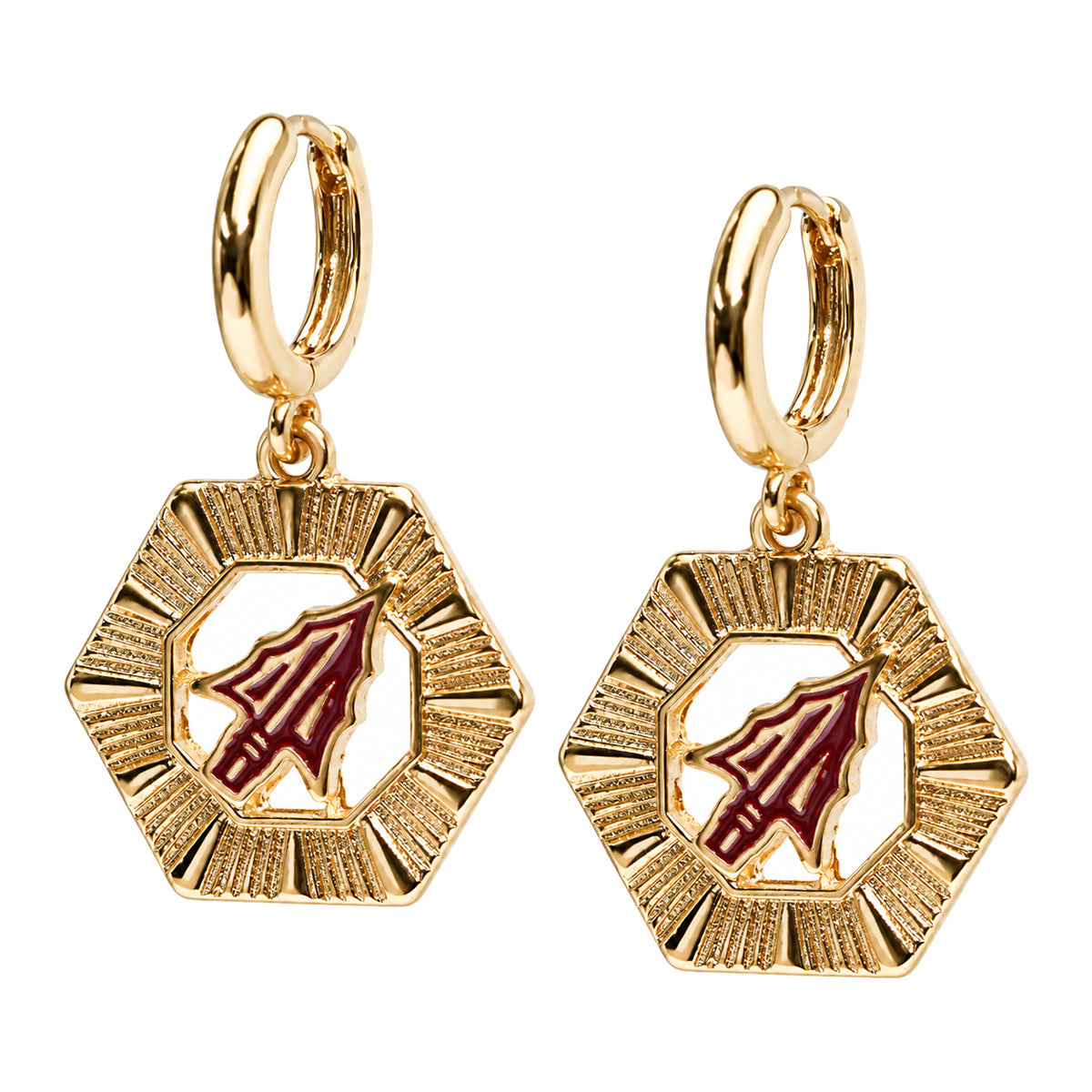 Emerson Street Arrowhead Gold Dangle Earrings