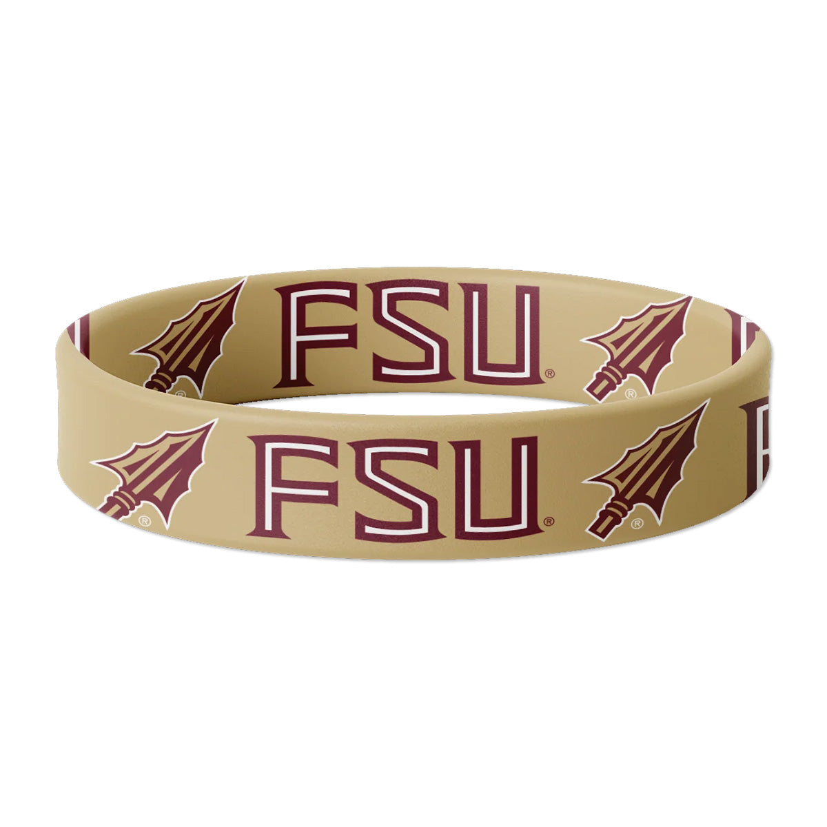 Hip Heads FSU Arrowhead Hair Tie Bracelet - Gold