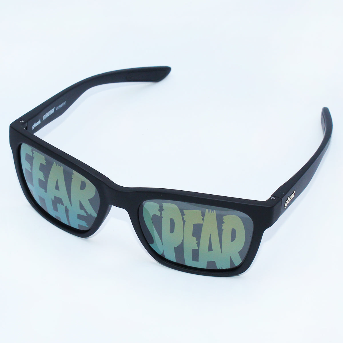 Ghost Vision Fear the Spear Lens Design Sunglasses - Black