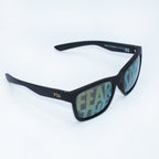 Ghost Vision Fear the Spear Lens Design Sunglasses - Black