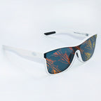 Ghost Vision Interlocking FS/Arrowhead Lens Design Sunglasses - White