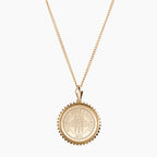 Kyle Cavan FSU Seal Sunburst Pendant with Cable Chain - Cavan Gold