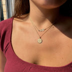 Kyle Cavan FSU Seal Sunburst Pendant with Cable Chain - Cavan Gold