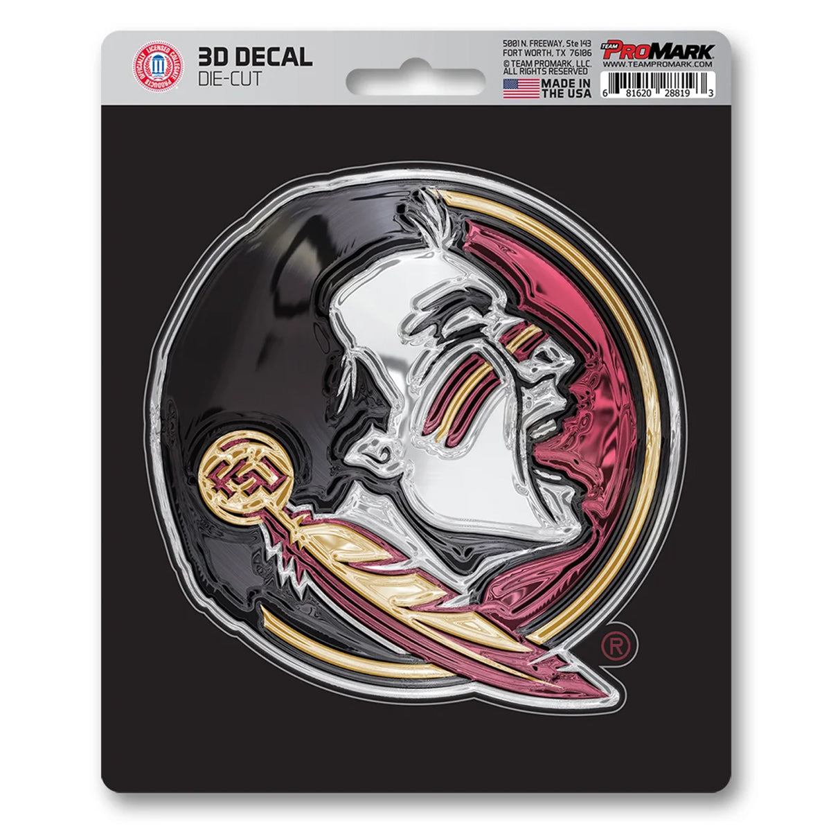 Logo Brands Seminole Logo 3D Sticker