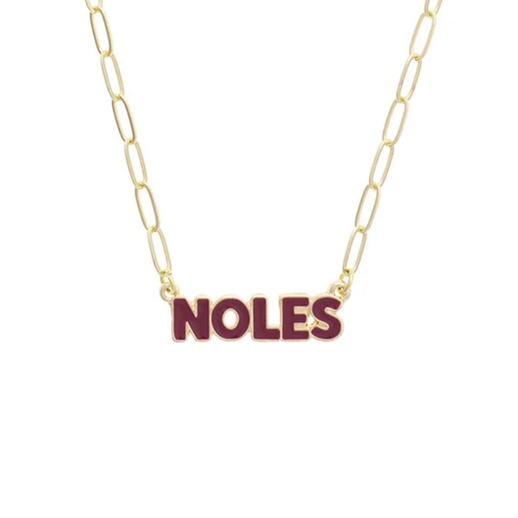 Canvas Noles 16" Chain Necklace - Gold