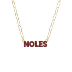 Canvas Noles 16" Chain Necklace - Gold