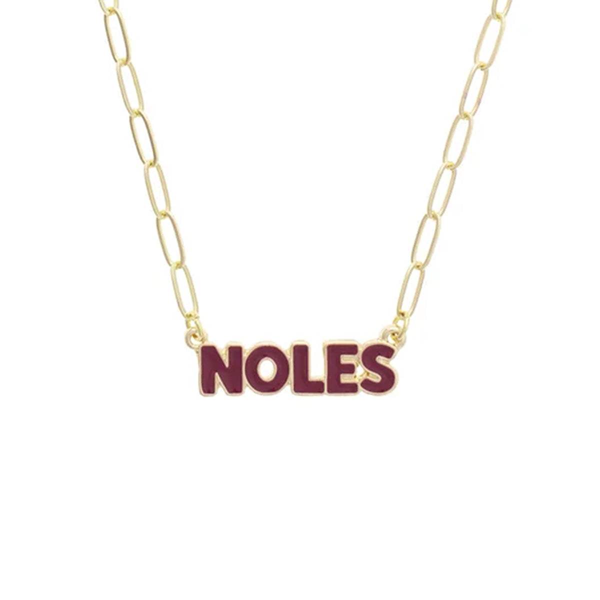 Canvas Noles 16" Chain Necklace - Gold