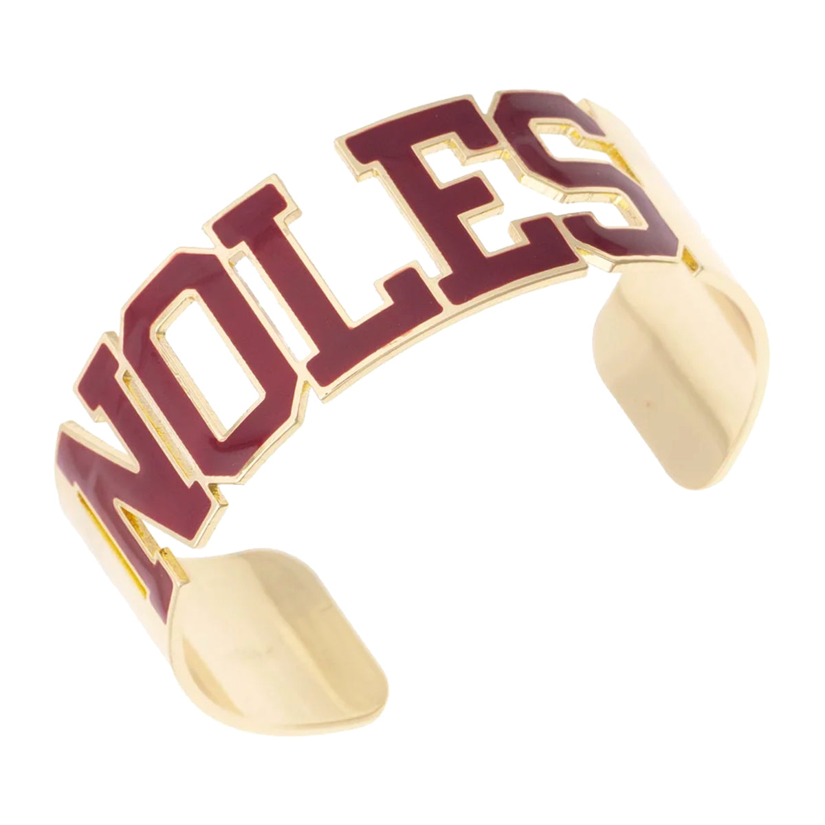 Canvas Noles Outline Cuff Bracelet - Gold
