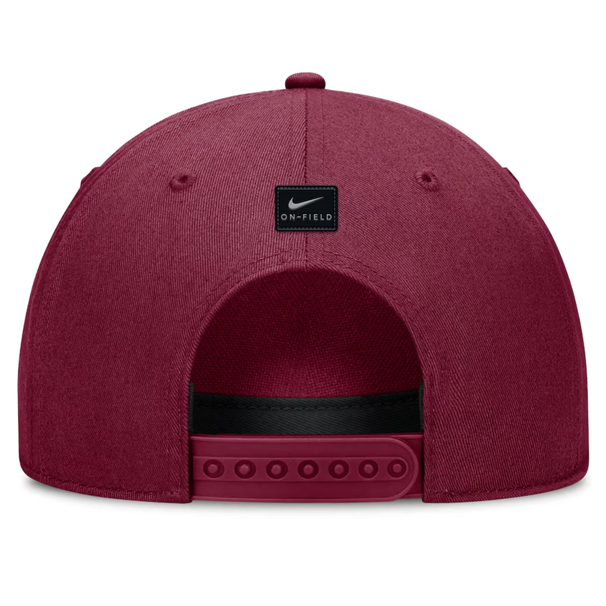 Nike Youth Noles/Florida State University/Seminole Logo Adjustable 5 Panel Rise Cap - Garnet