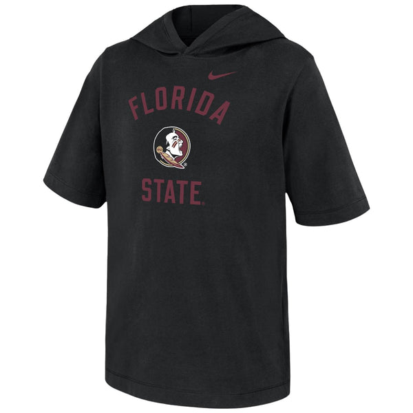 nike short sleeve hooded shirt