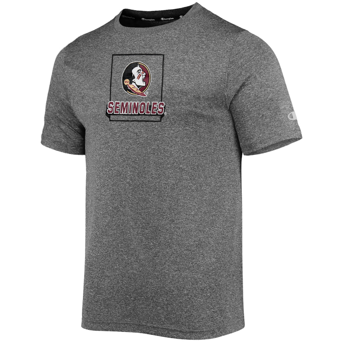 Champion Youth Seminole Logo/Seminoles Short Sleeve T-shirt - Slate