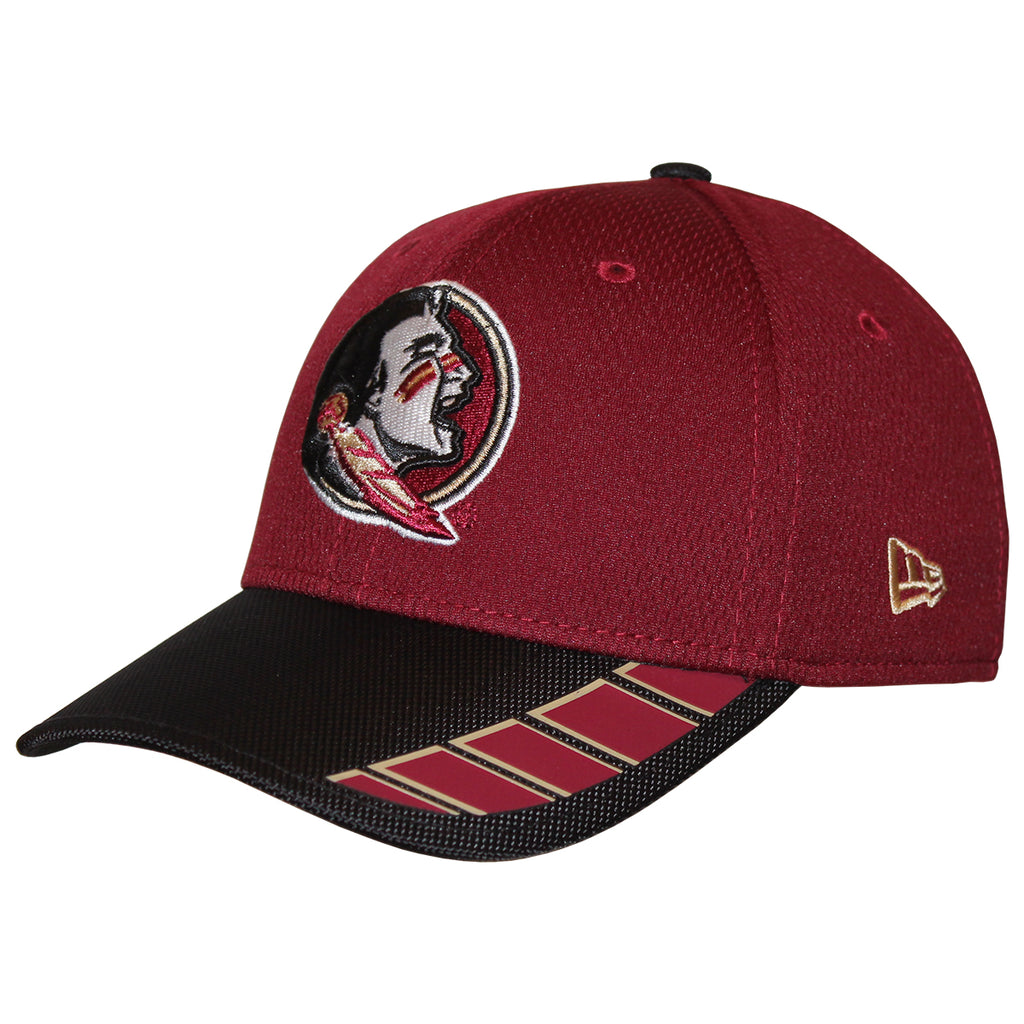 New Era Youth Seminole Logo 3930 Swoosh Flex Hat - Garnet/Black
