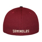 New Era Youth Seminole Logo 3930 Swoosh Flex Hat - Garnet/Black