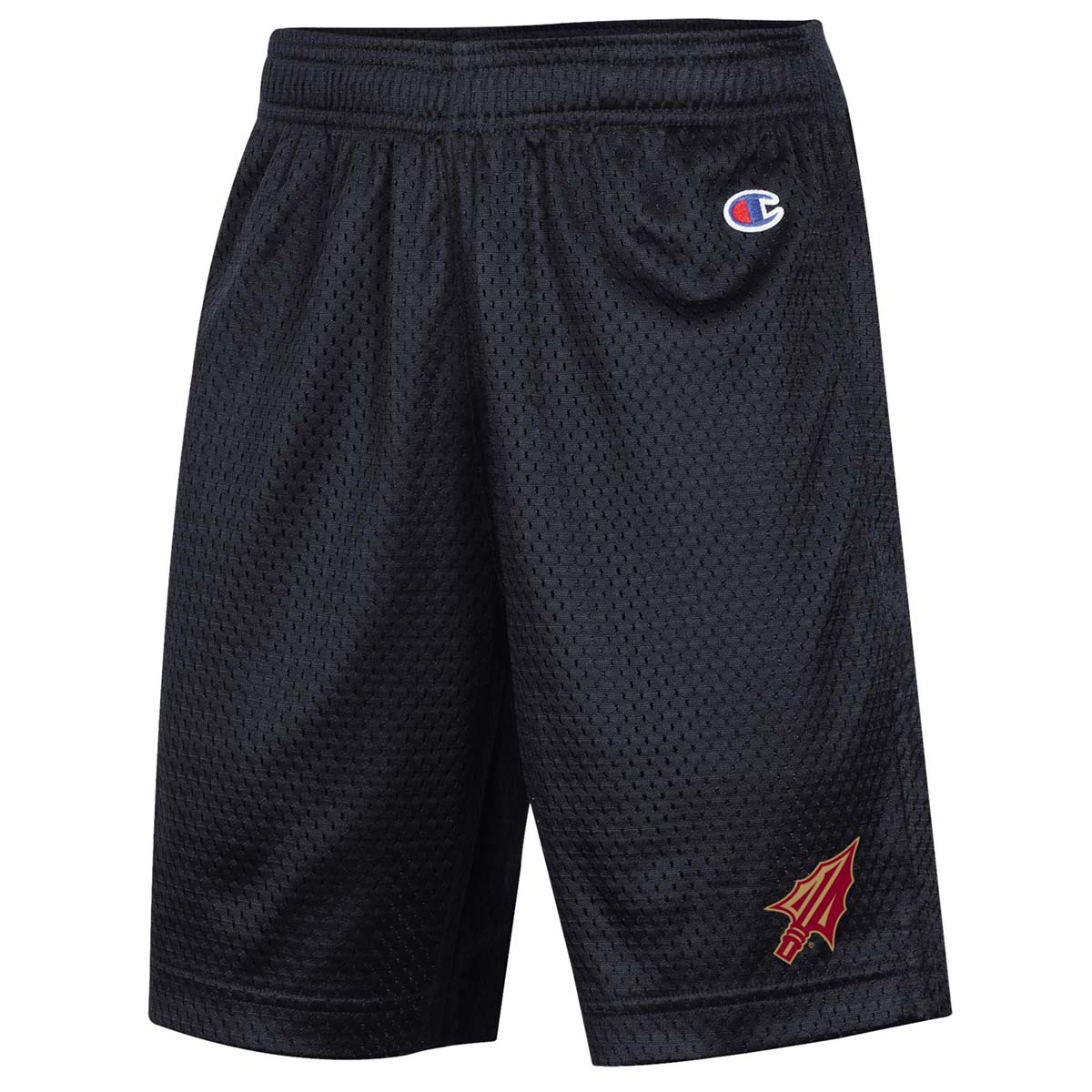 Champion Youth Arrowhead Logo Mesh Short - Black