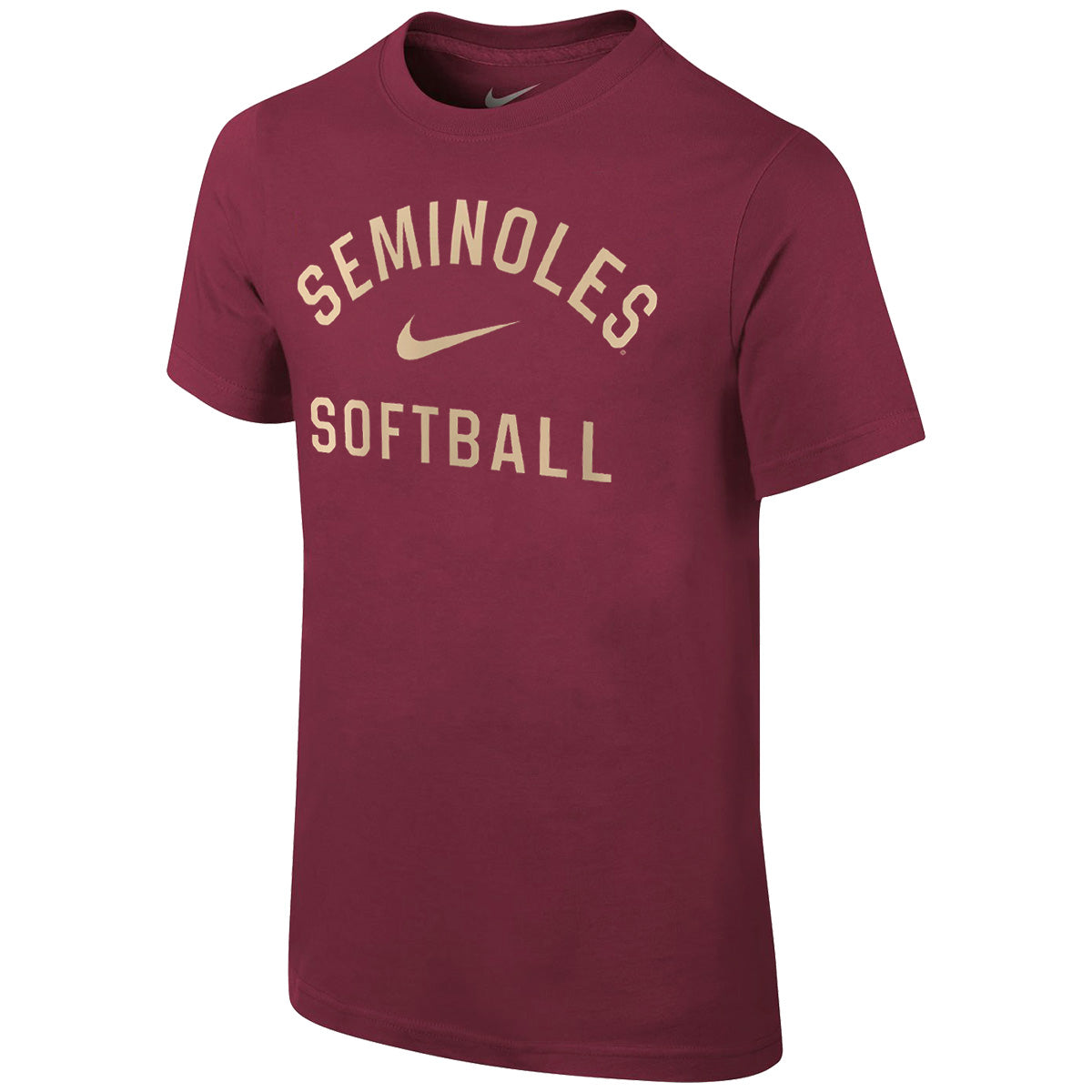 Nike Youth Seminoles Softball Short Sleeve T-shirt - Garnet