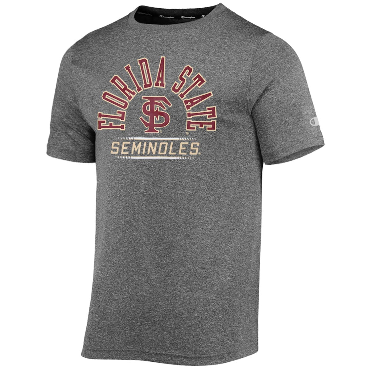 Champion Youth Florida State Seminoles FS Design Short Sleeve Performance T-shirt - Slate