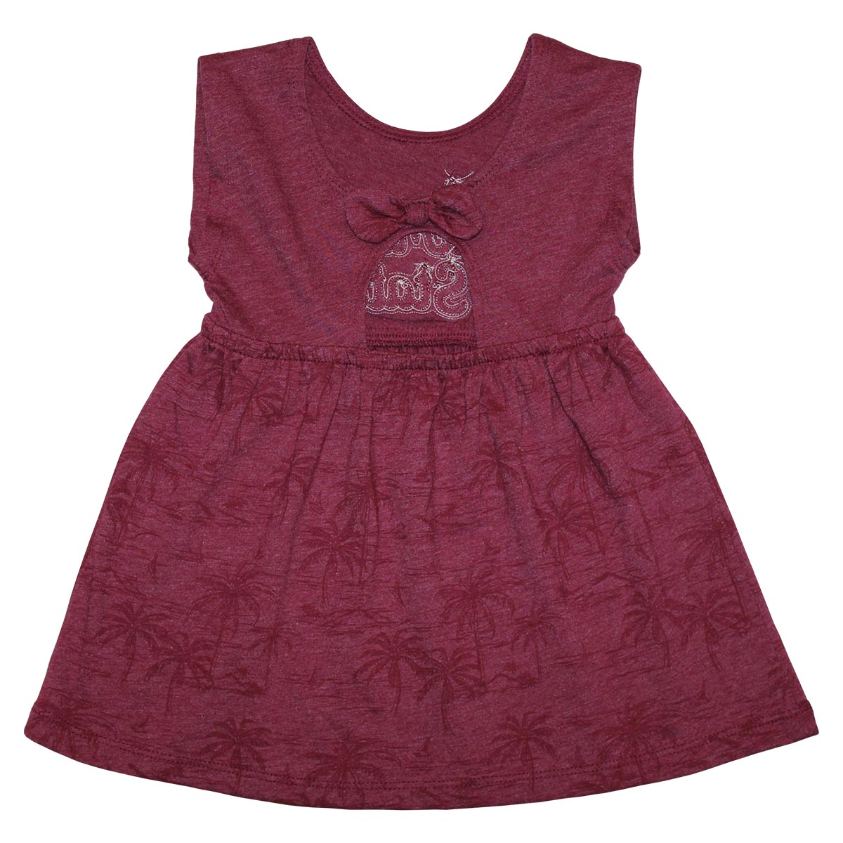 Colosseum Infant Florida State Palm Print Dress - Garnet