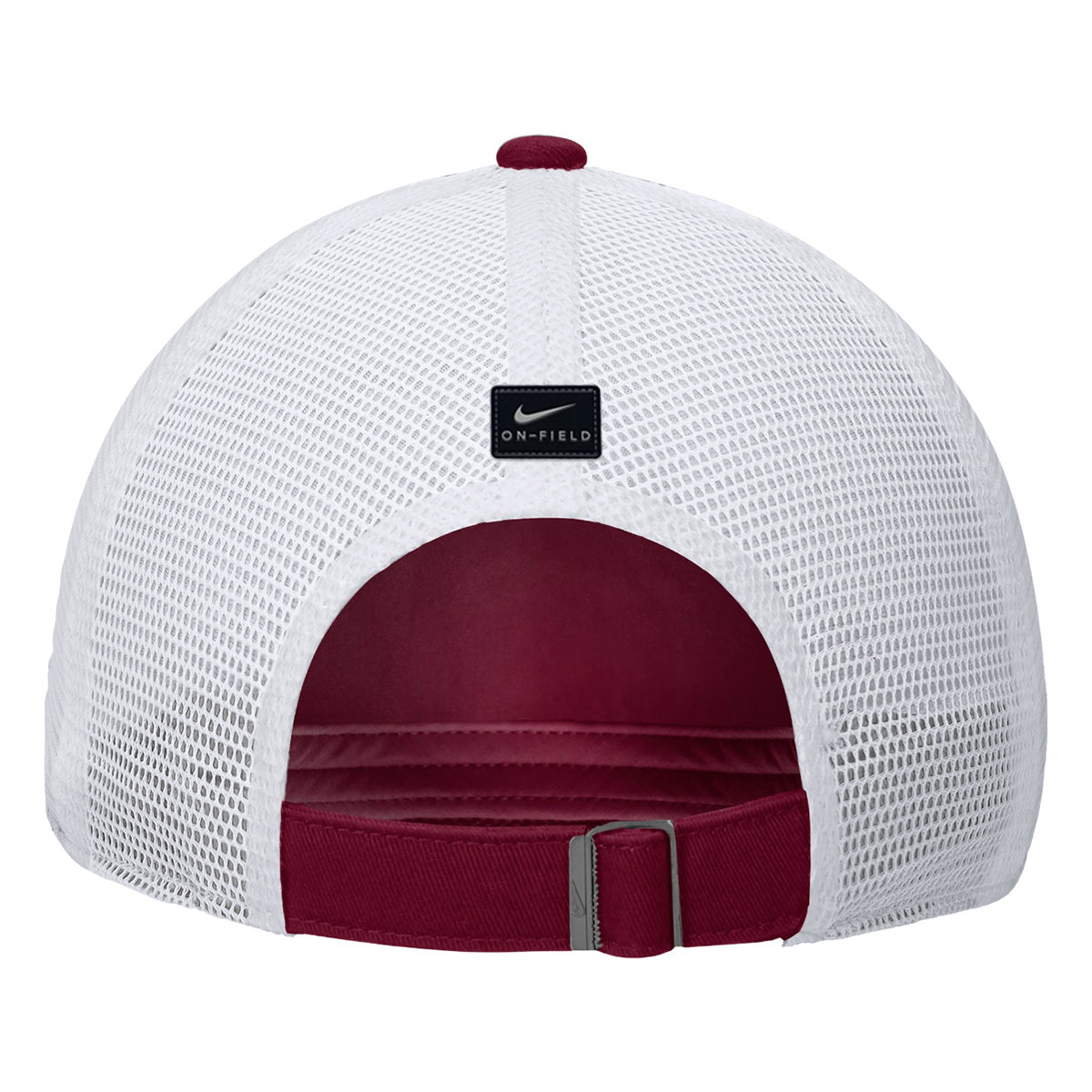 Nike Youth Florida State/Seminole Logo Adjustable Trucker Hat - Garnet/White