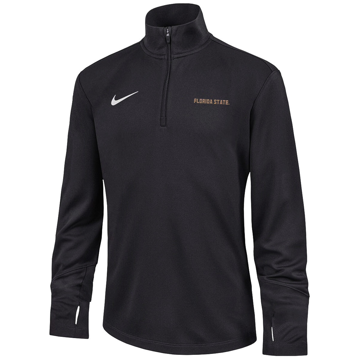 Nike Youth Florida State Dri-Fit 1/2 Zip Top - Black