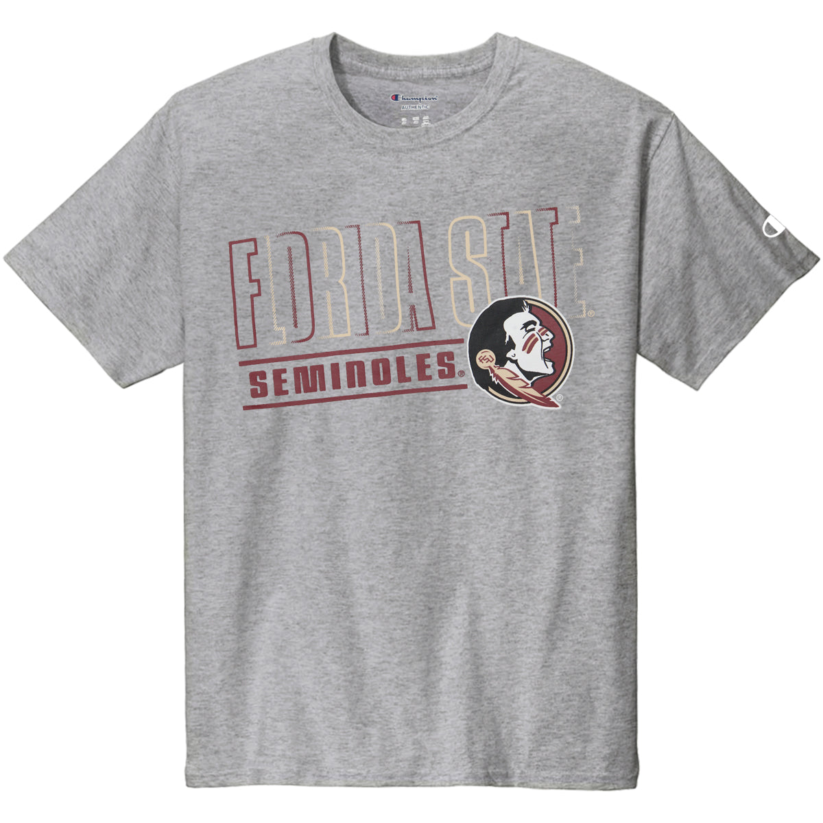 Champion Toddler Florida State Seminoles/Seminole Logo Short Sleeve T-shirt - Oxford