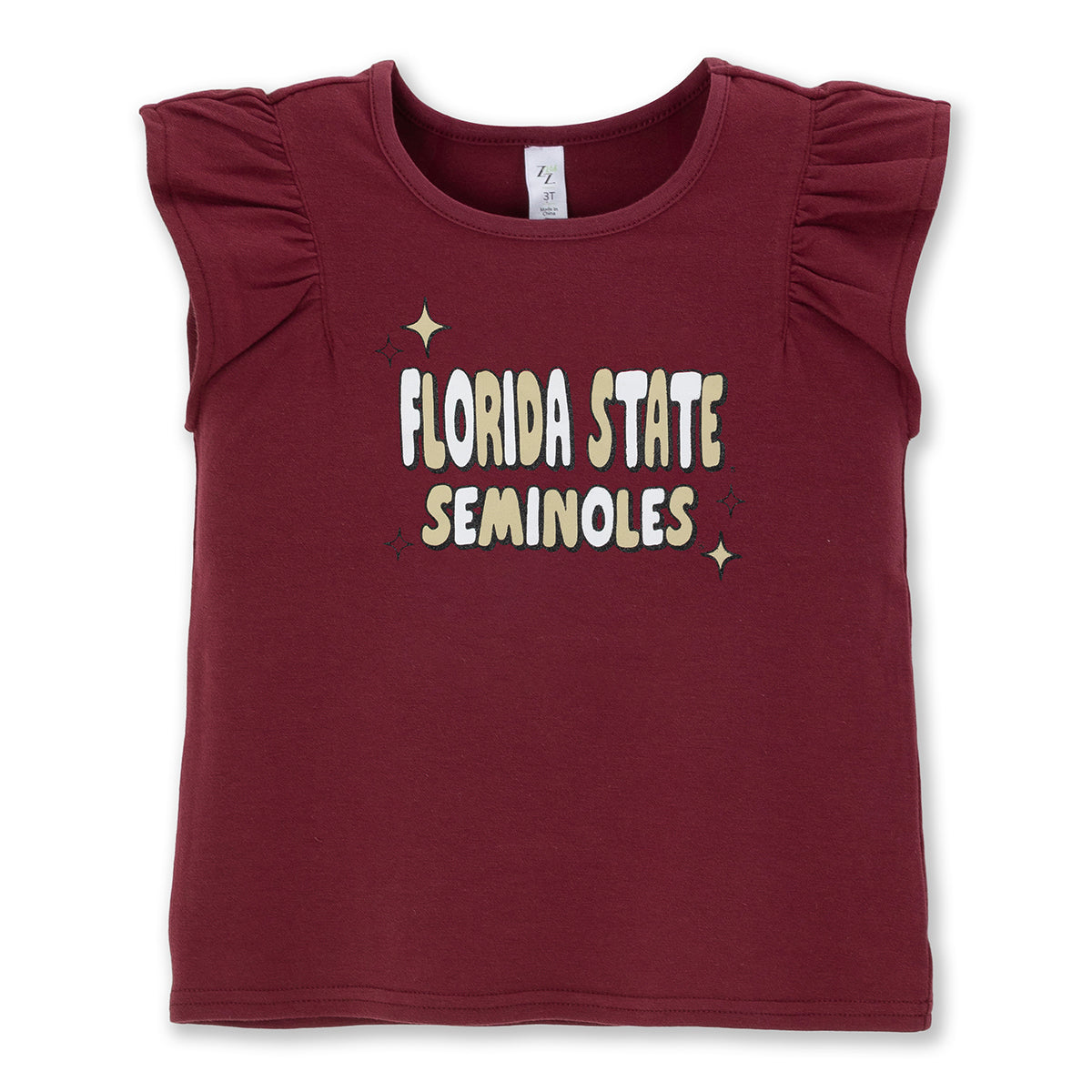 ZooZatz's Toddler Girl's Florida State Seminoles Design Tank - Garnet