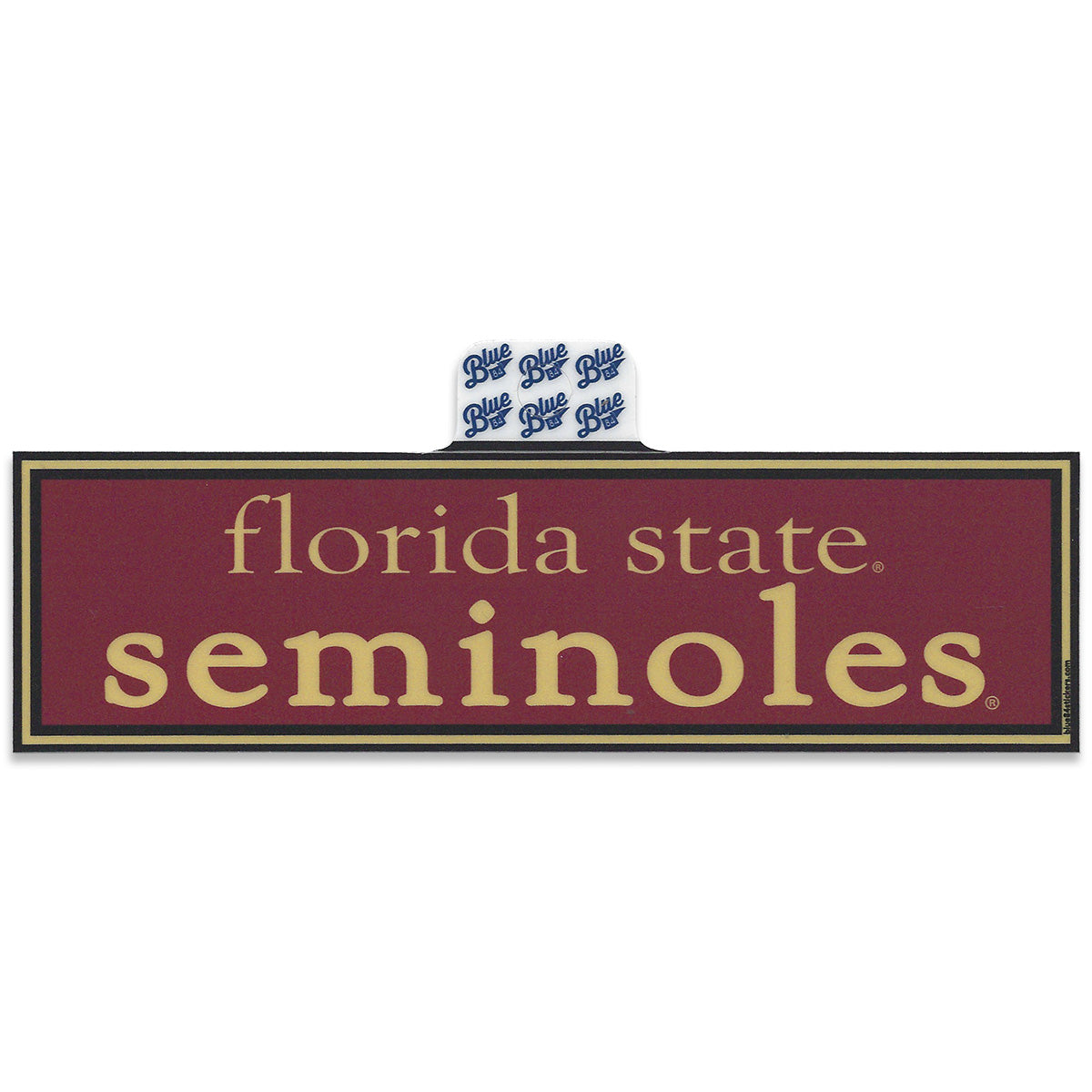 Blue 84 Florida State Seminoles Rectangle Decal