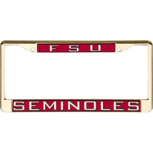 Rico FSU/Seminoles Acrylic Tag Frame - Gold