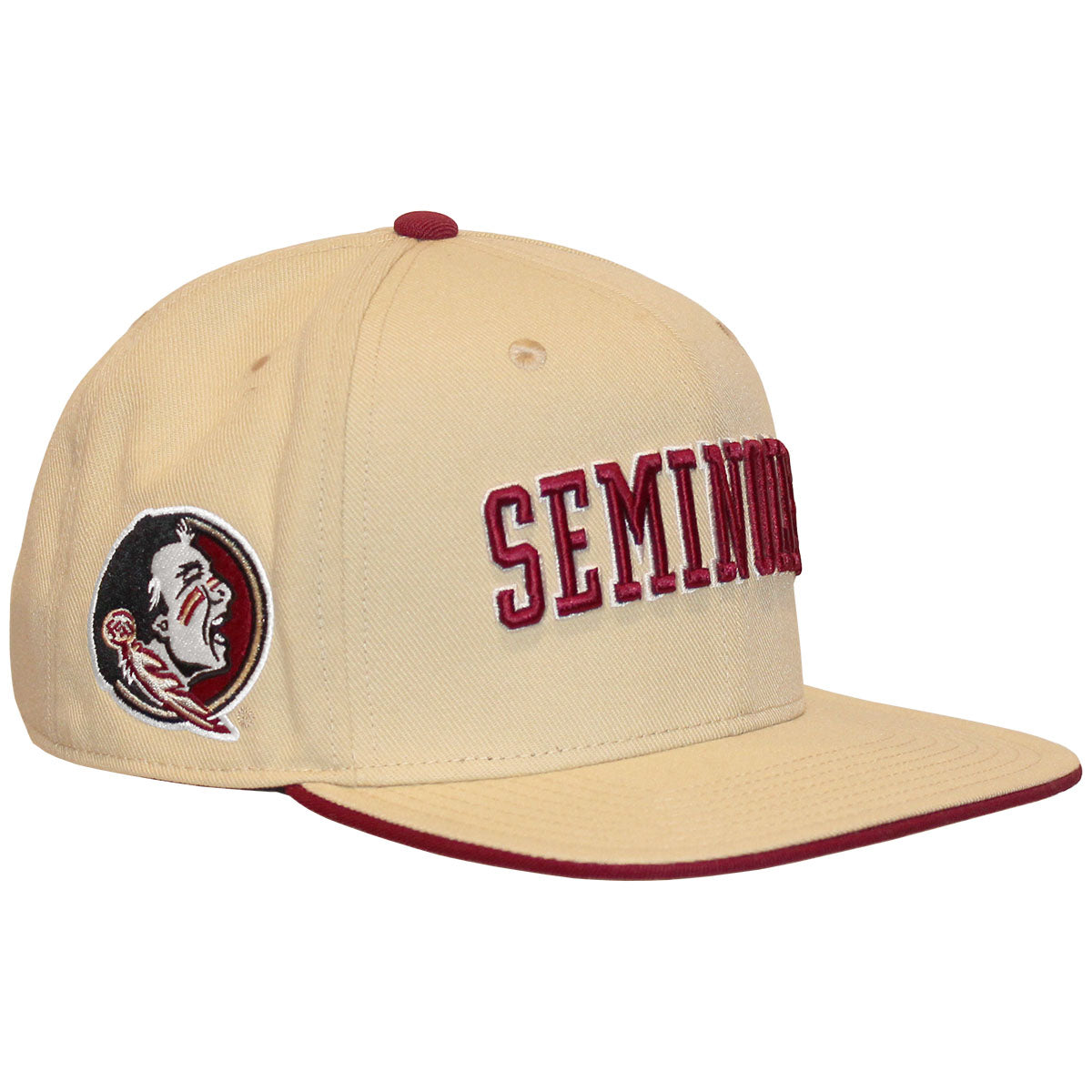 Nike Seminoles Pro Square Flat Bill Adjustable Cap - Vegas Gold