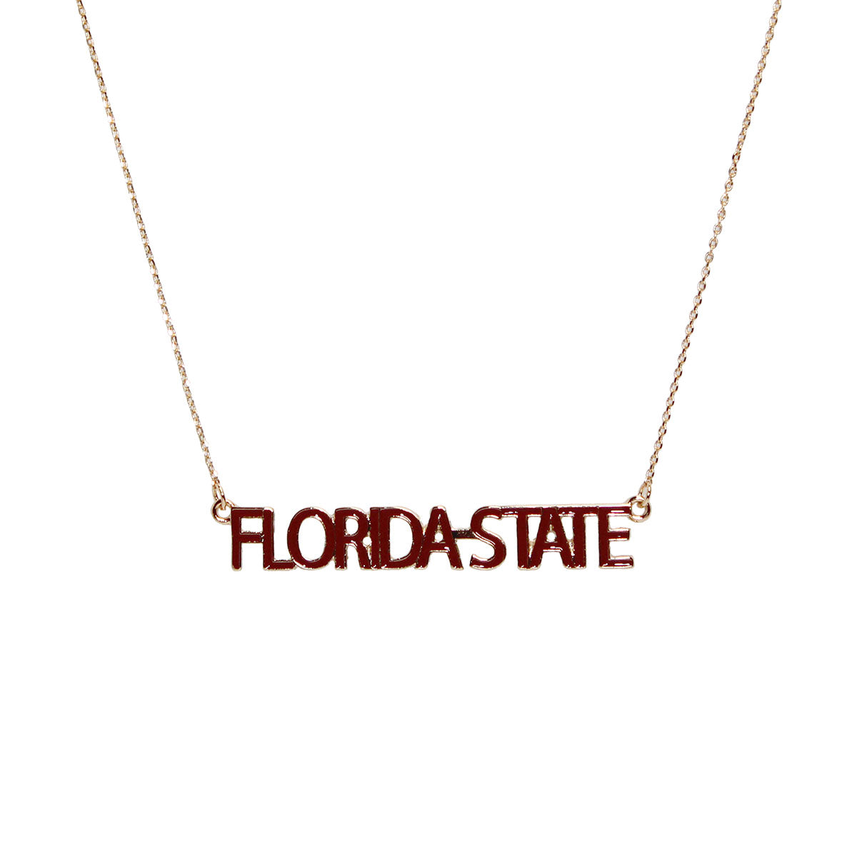 Emerson Street Enameled Florida State Necklace
