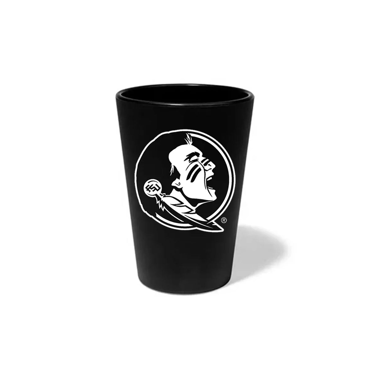 Wincraft Seminole Logo 1.5oz Silicone Shot Glass - Black